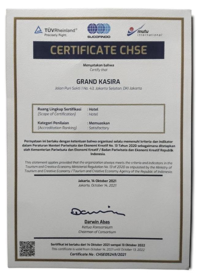 Hotel Grand Kasira Dżakarta Zewnętrze zdjęcie